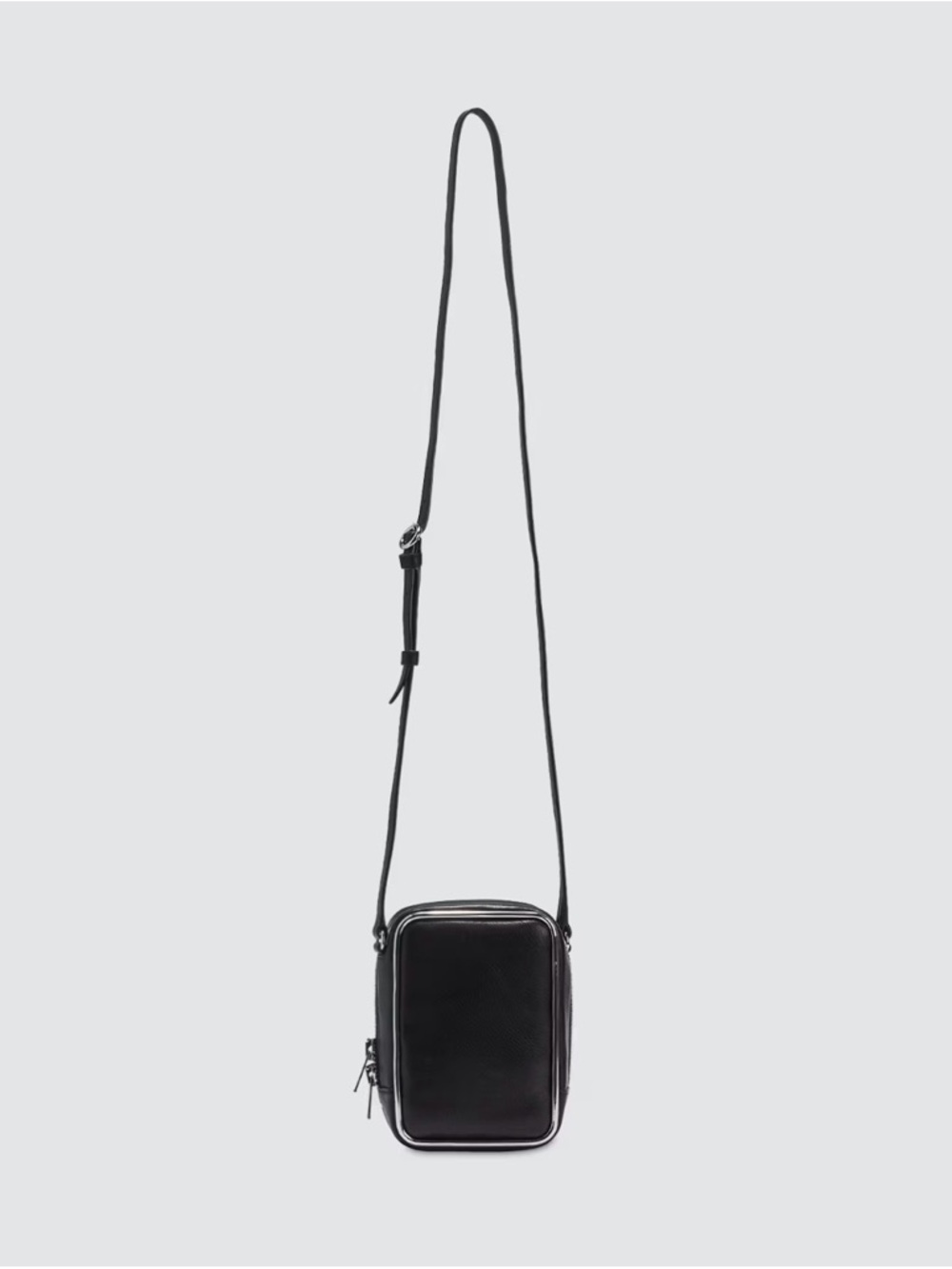Alexander Wang Black Leather Crossbody Camera Bag